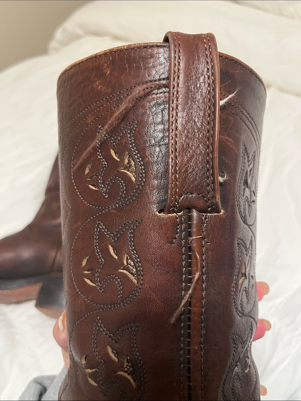 VINTAGE FRYE AUSTIN BOOT SIZE 8.5 - Picture 5 of 15